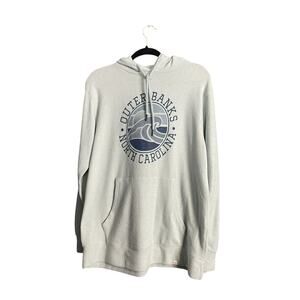 Vineyard Crew Outerbanks Hoodie with Pockets Women Size L Beach Style Casual